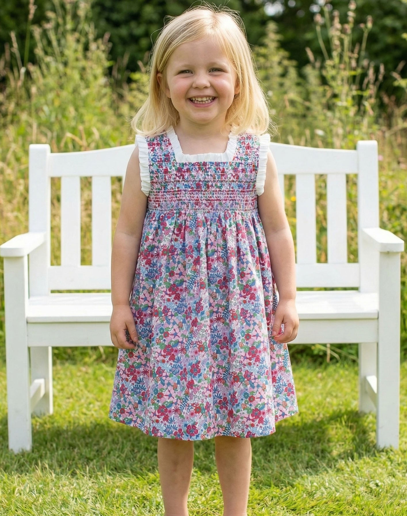 Alicia LIberty Smocked Dress
