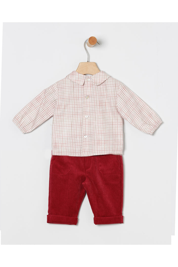 Burdeos Baby Boy Set- Pre Order