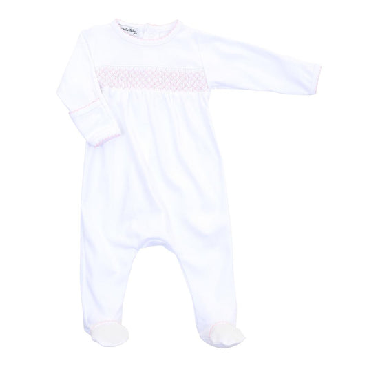 Smoked Pima Pink Footie
