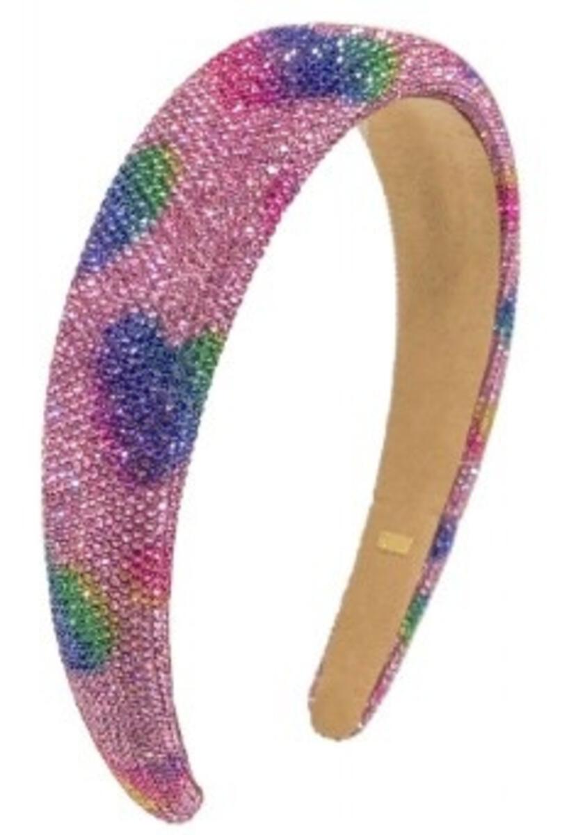Fully Crystal Heart Headband