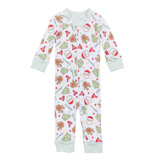 Festive Treats Pima Cotton Zipper Pajamas