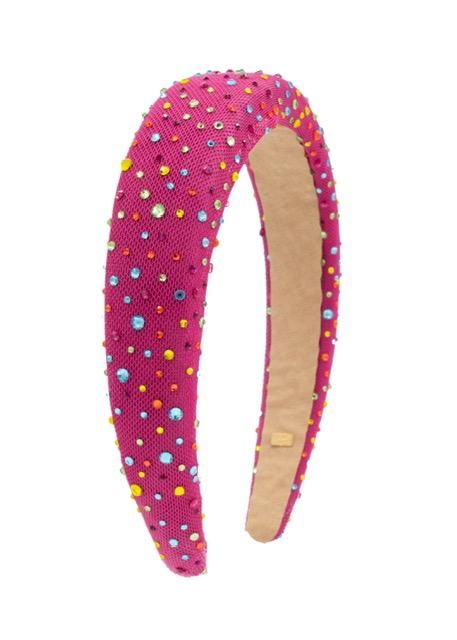 Padded Jewel Tulle Headband