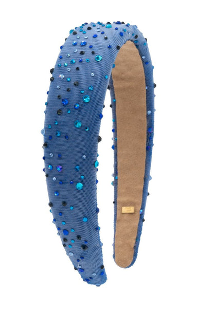 Padded Jewel Tulle Headband