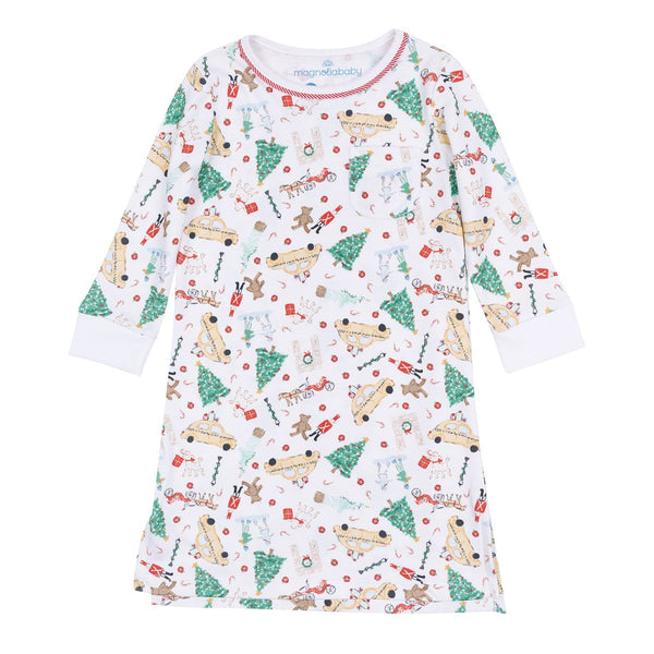 Christmas in the City Pima Nightdress- Pre Order Estimated Shipping October 5