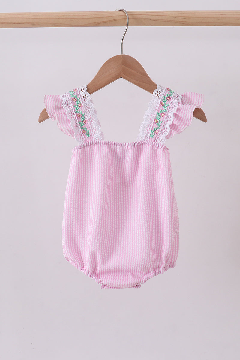 Seersucker Ruffle Bubble