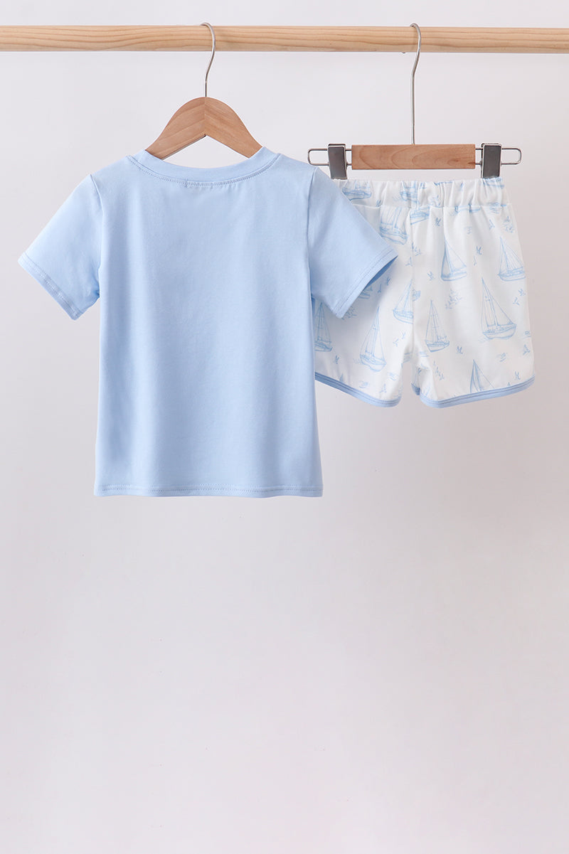 Sailboat Paradise Short Set