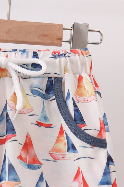 Sailboat Short Set