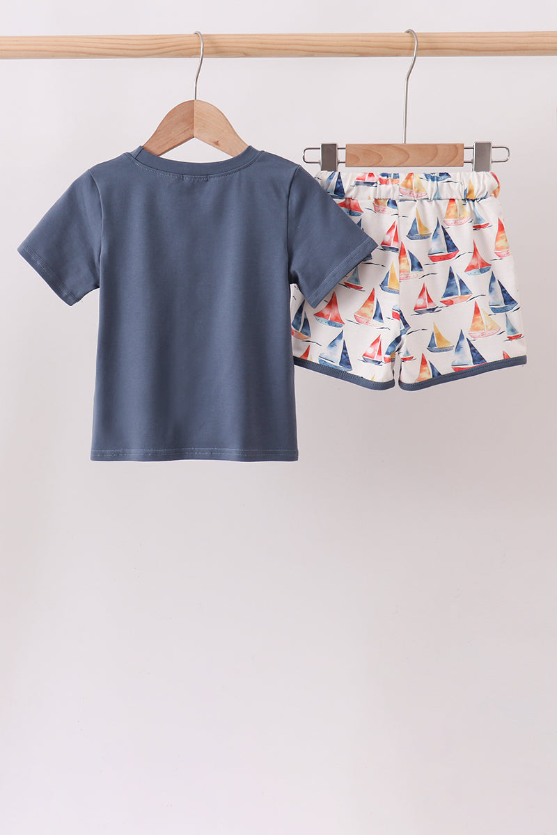 Sailboat Short Set