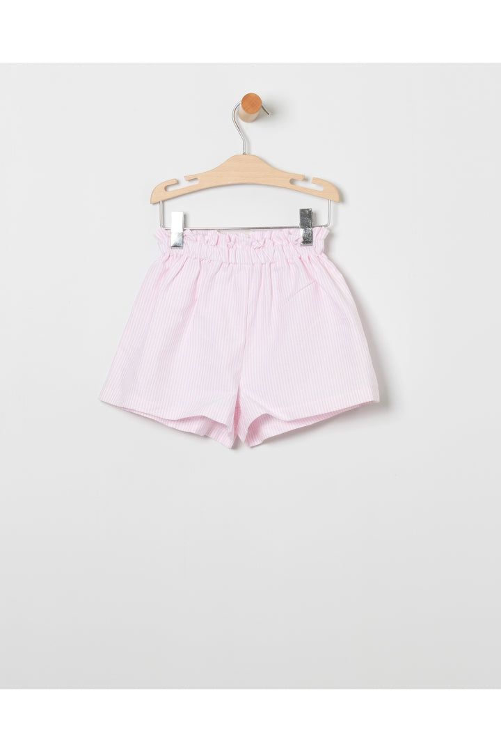 Cristina Pink Striped  Eyelet Set