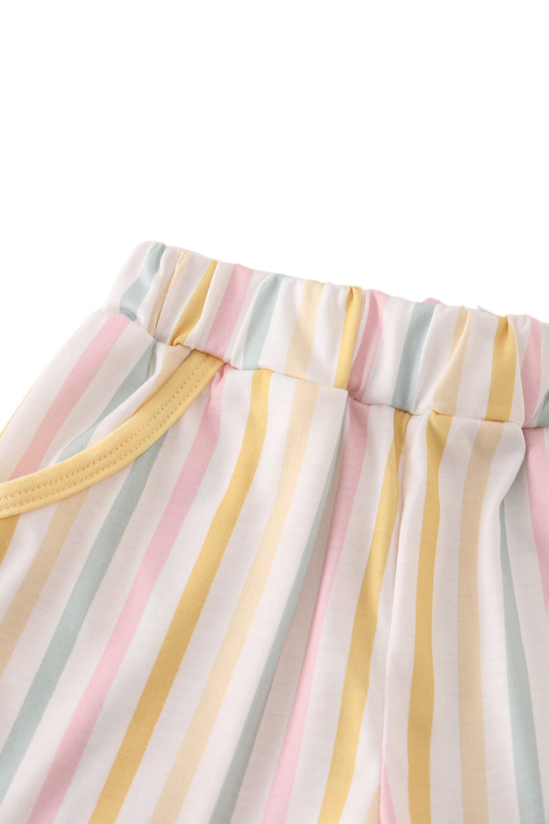 Colors and Stripes Boy Short Set