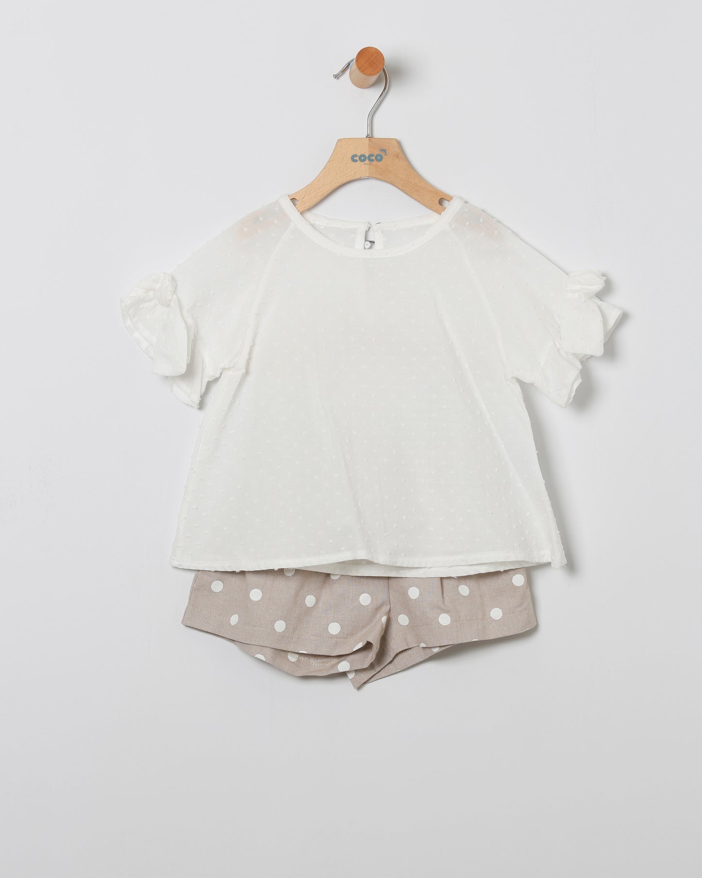 Polk a Dot Bermuda Set
