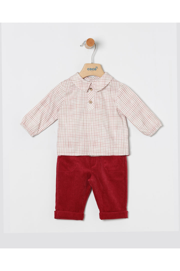 Burdeos Baby Boy Set- Pre Order