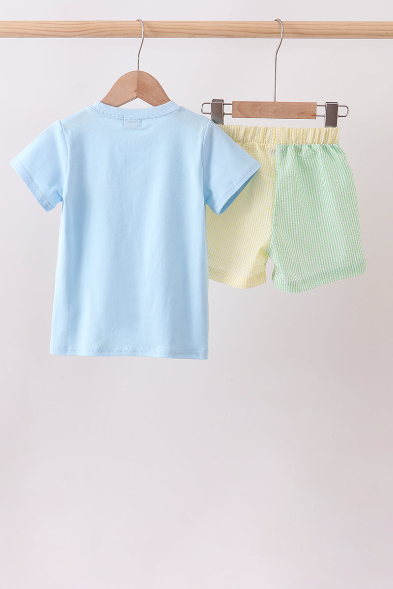 Seersucker Short Set