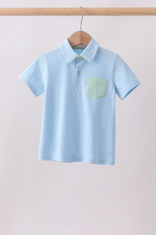 Seersucker Polo