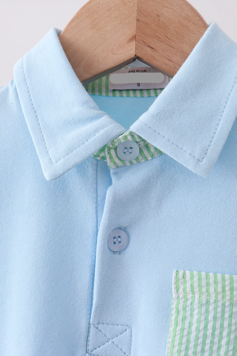 Seersucker Polo