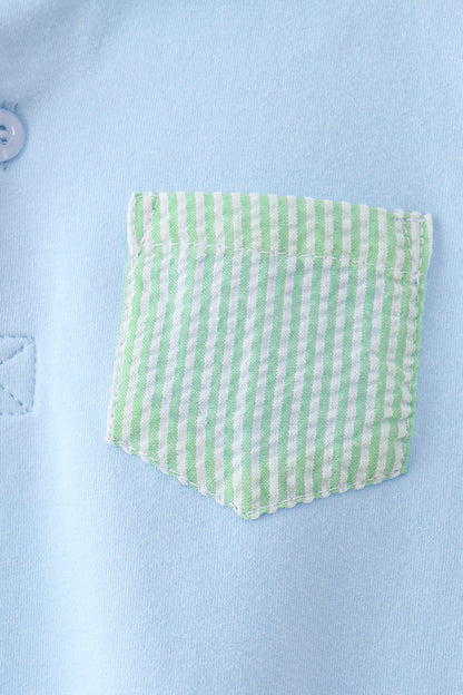 Seersucker Polo