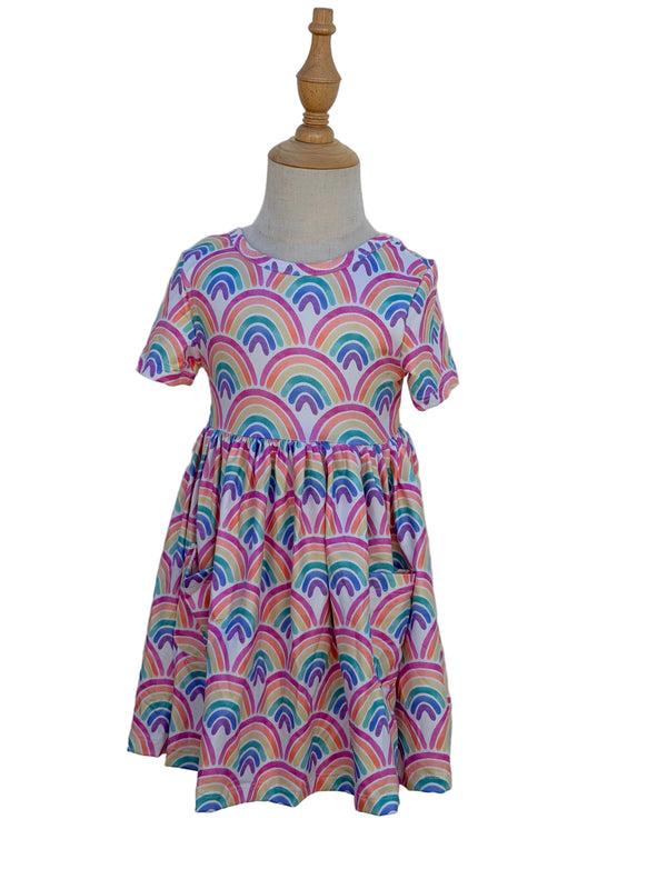 Rainbow Twirl Dress