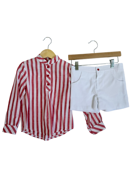 Nini Stripe Short Set