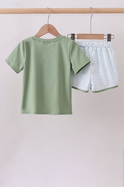 Plaid Short Set