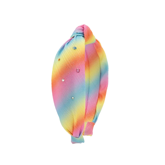 Crystallized Shimmer Knot Headband