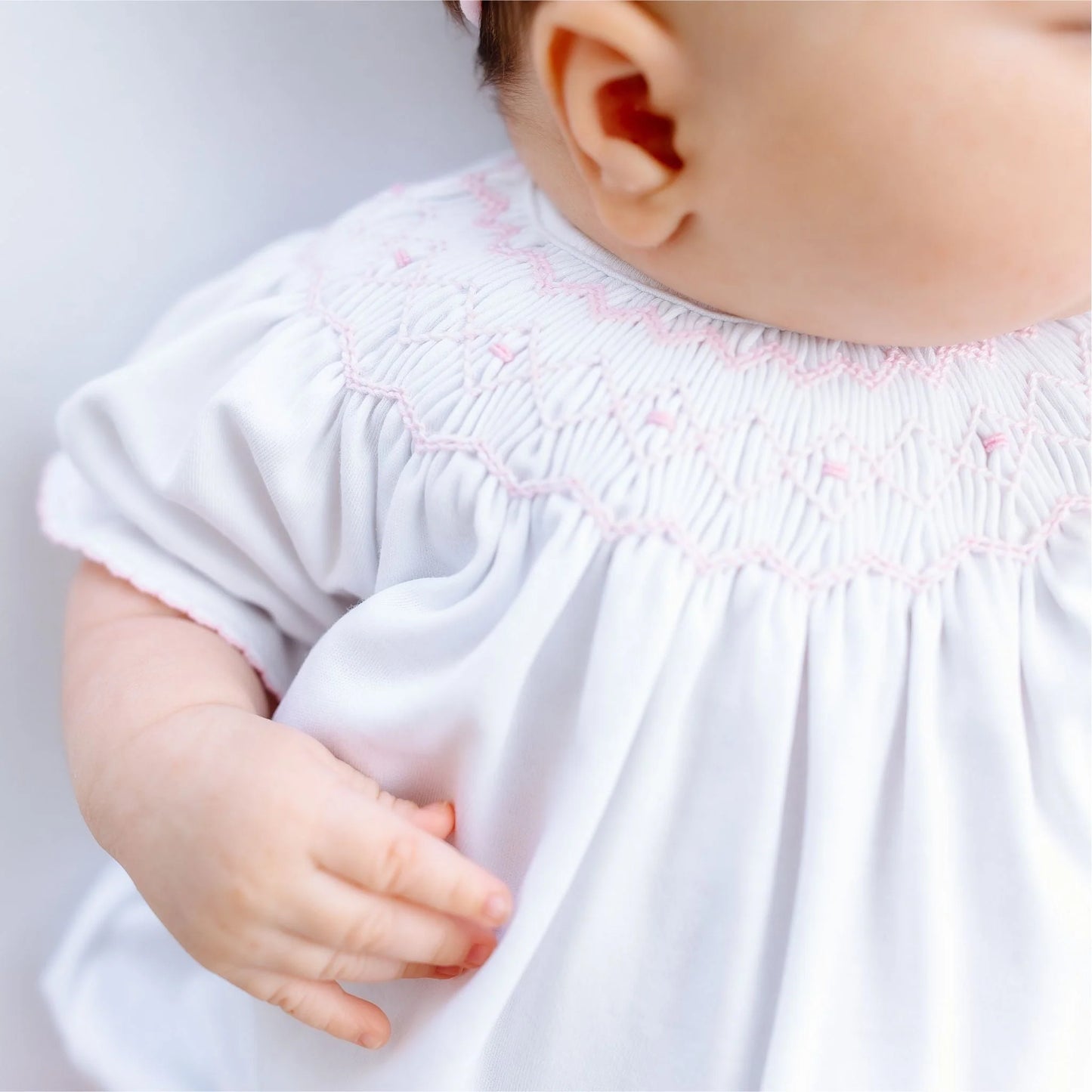 Lizzie Smocked Pima Cotton Dress