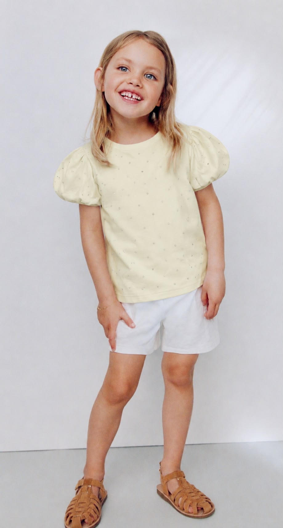 Sunny Sparkle Princess Ruffle T-shirt