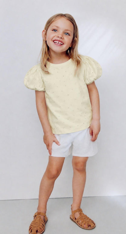 Sunny Sparkle Princess Ruffle T-shirt